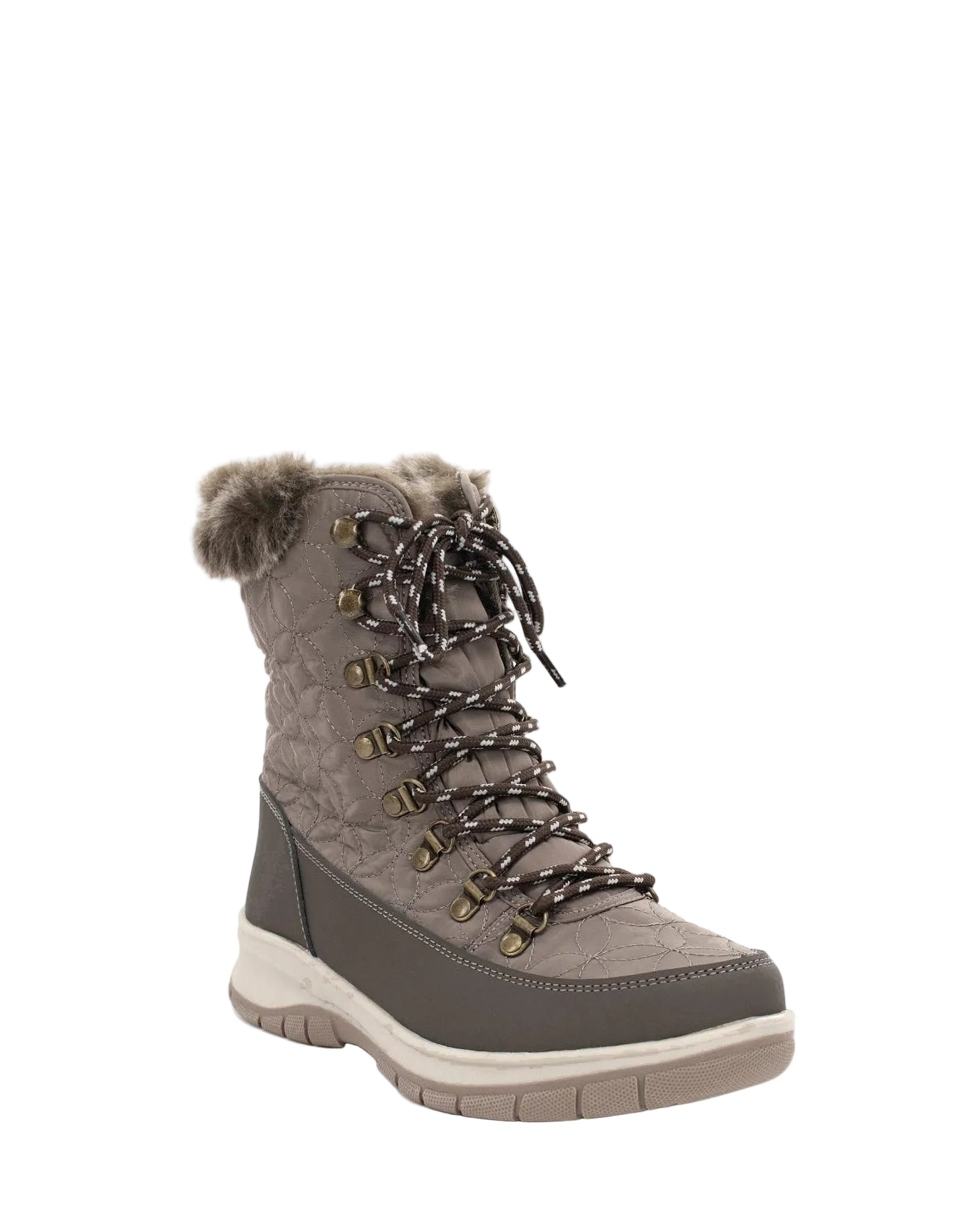 Belltown Mid Faux Fur Cold Weather Boot - Taupe - Western Chief