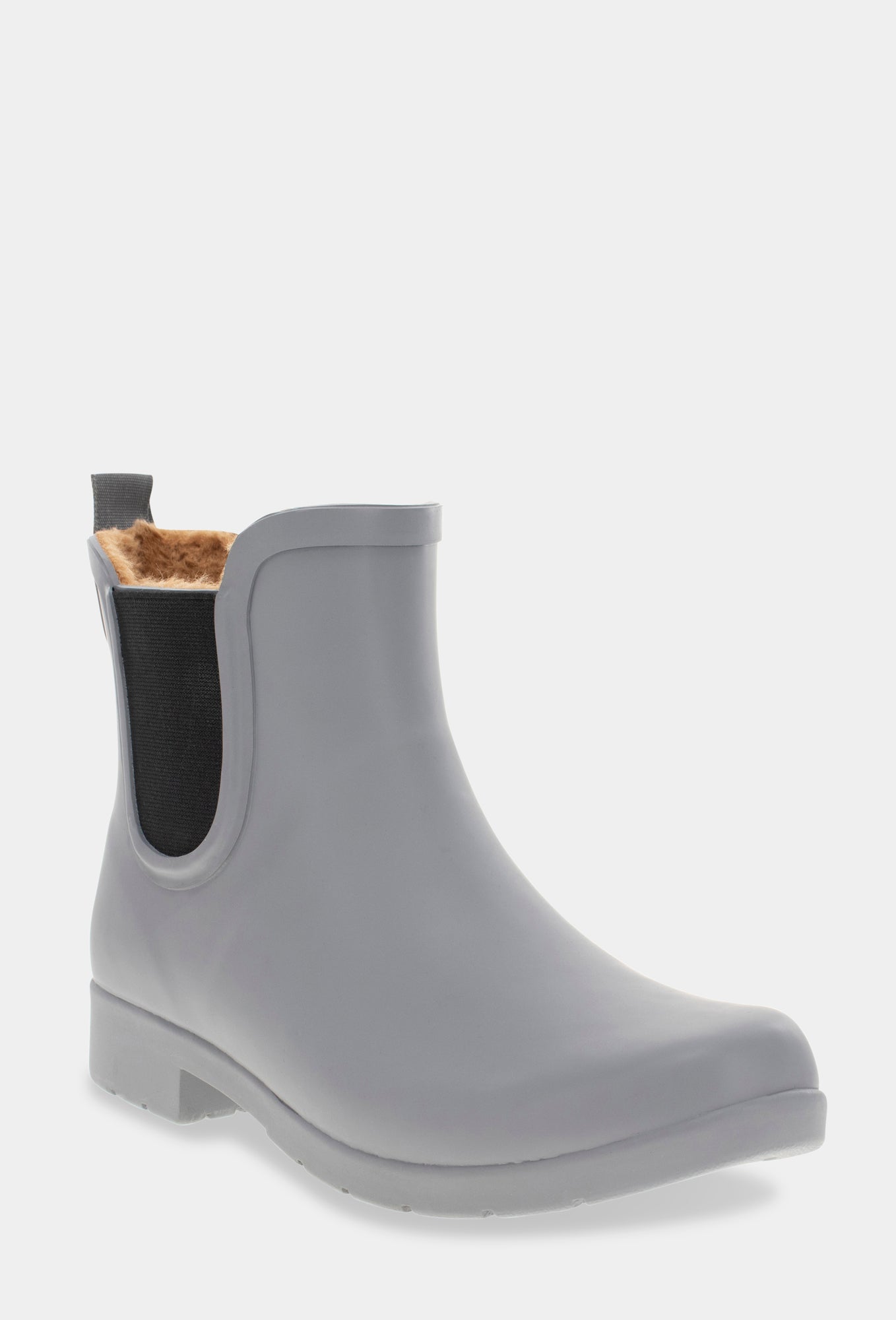 Delridge Faux Fur Chelsea Rain Boot - Gray - Western Chief