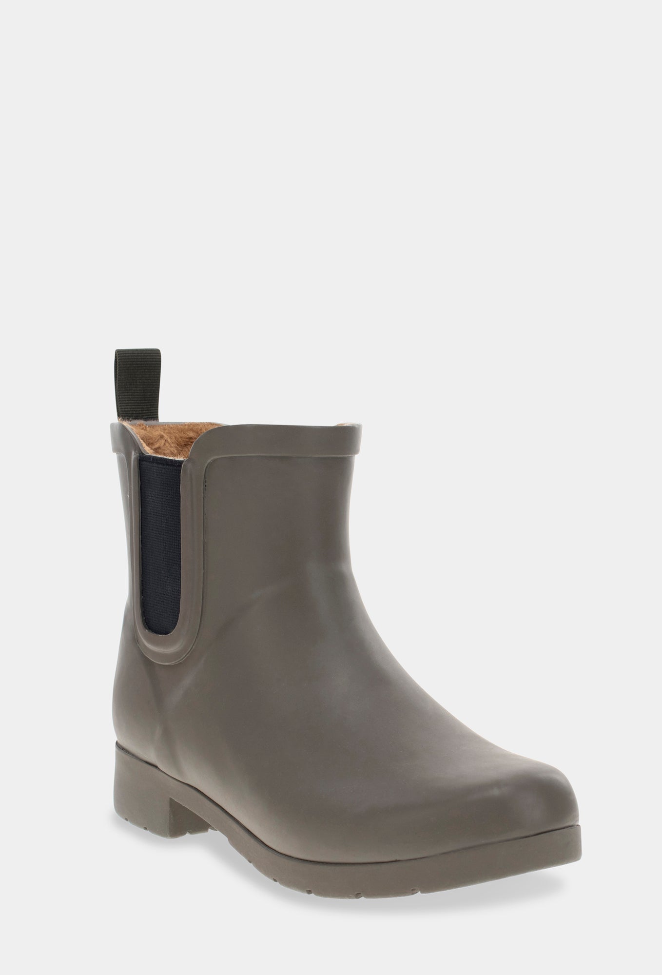 Delridge Faux Fur Chelsea Rain Boot - Olive - Western Chief
