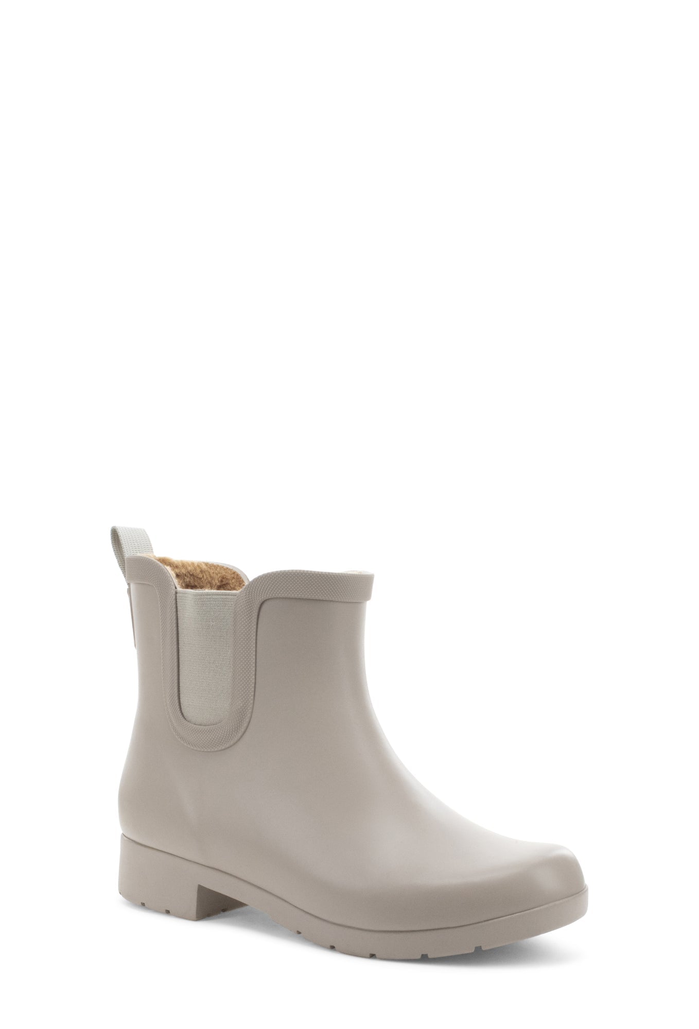 Delridge Faux Fur Chelsea Rain Boot - Taupe - Western Chief