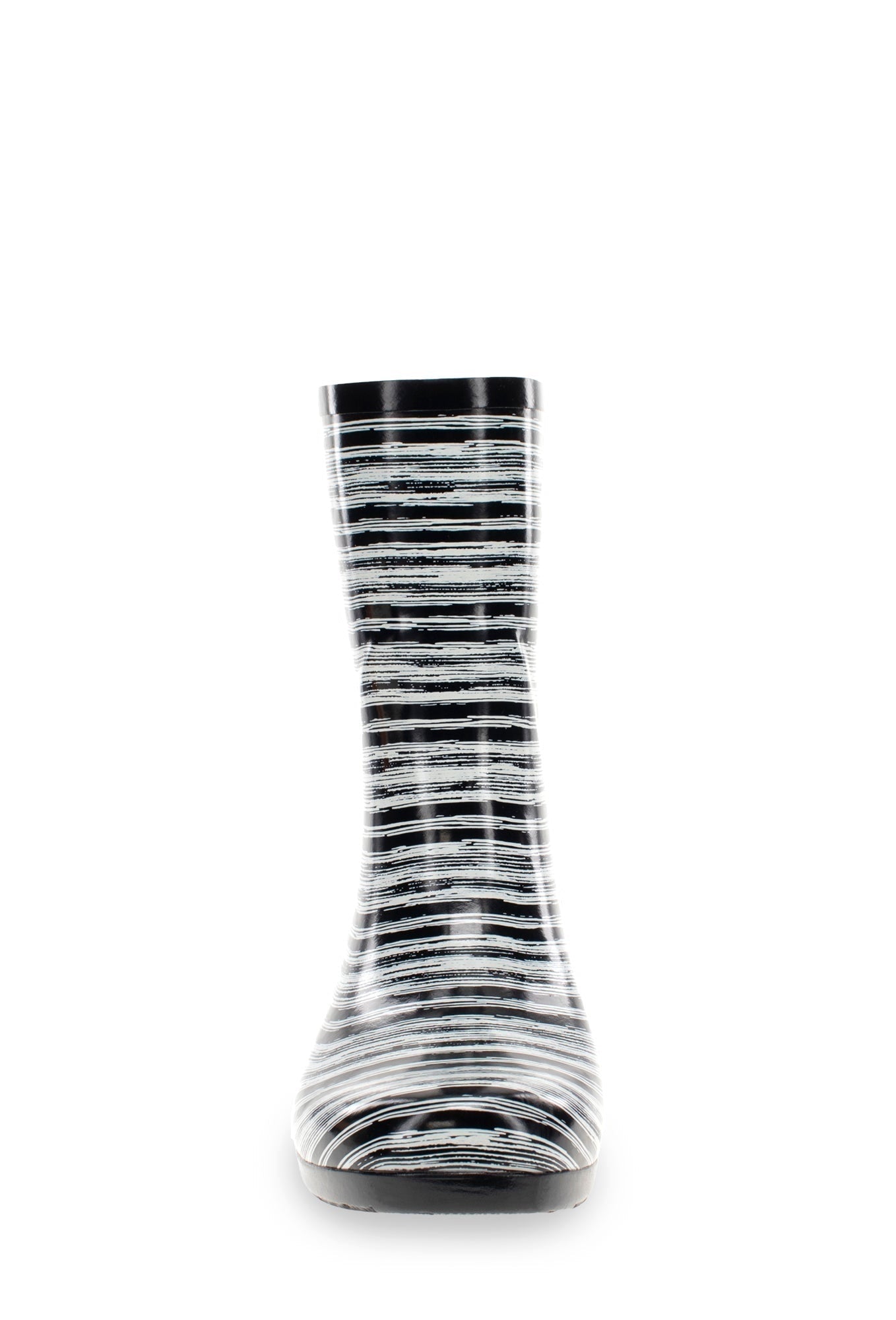 Gloss Drybrush Mid Rain Boot - Black - Western Chief