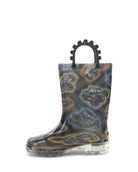Kids Big Wheels Lighted Rain Boot - Black - Western Chief