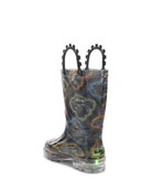 Kids Big Wheels Lighted Rain Boot - Black - Western Chief