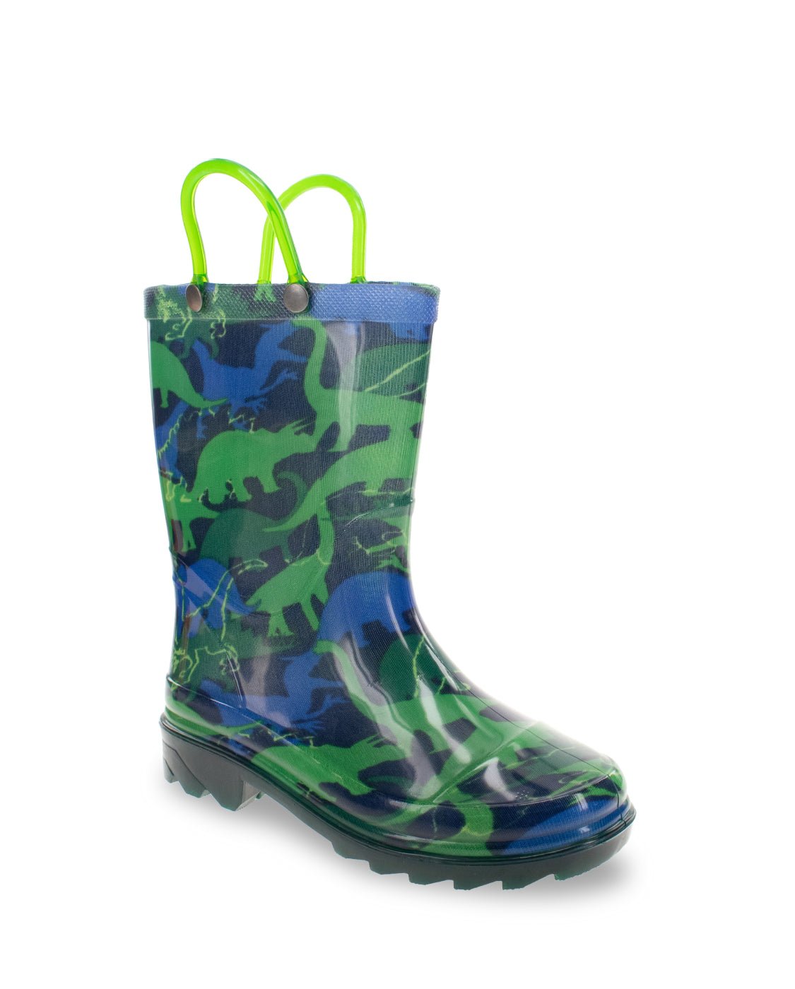 Kids Dinosaur World Lighted Rain Boot - Navy - Western Chief