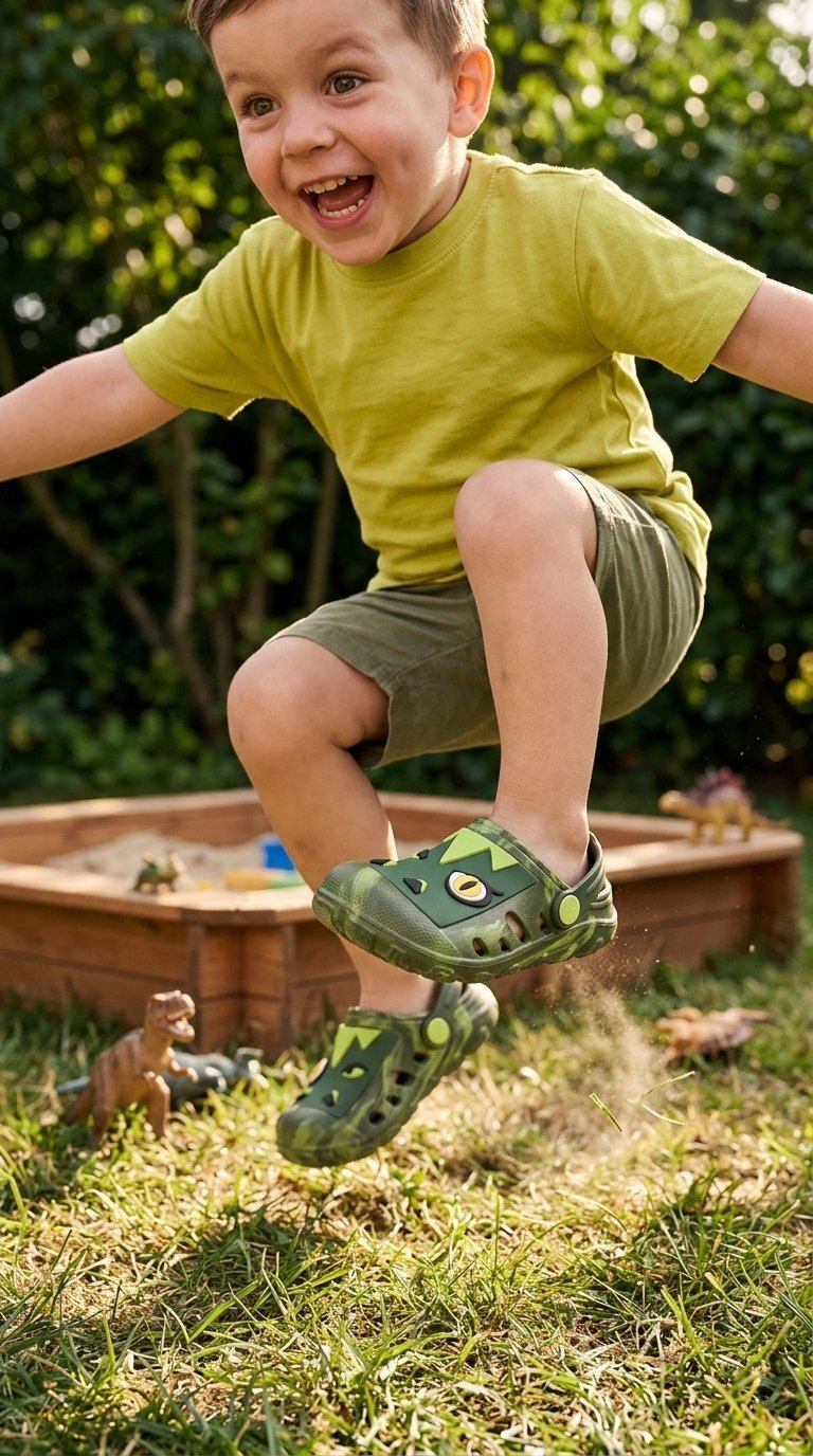 Kids Easies Dino Clog - Olive - Western Chief