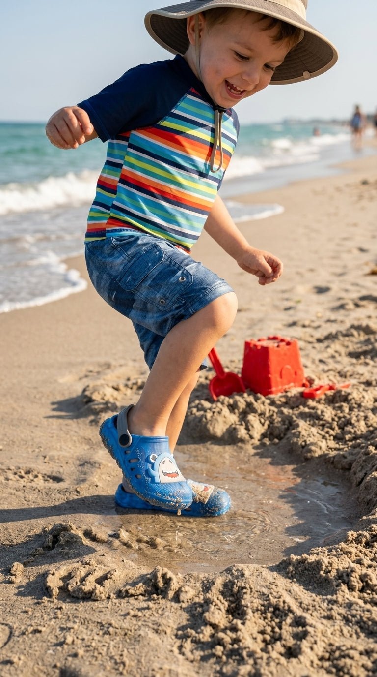 Kids Easies Shark Clog - Blue - Western Chief