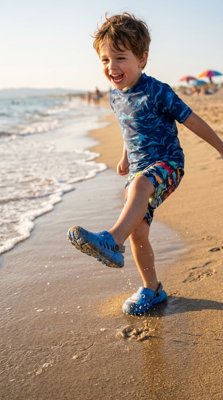 Kids Easies Shark Clog - Blue - Western Chief