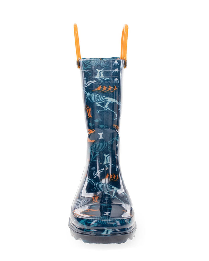 Kids Fossilized Lighted Rain Boot - Navy - Western Chief