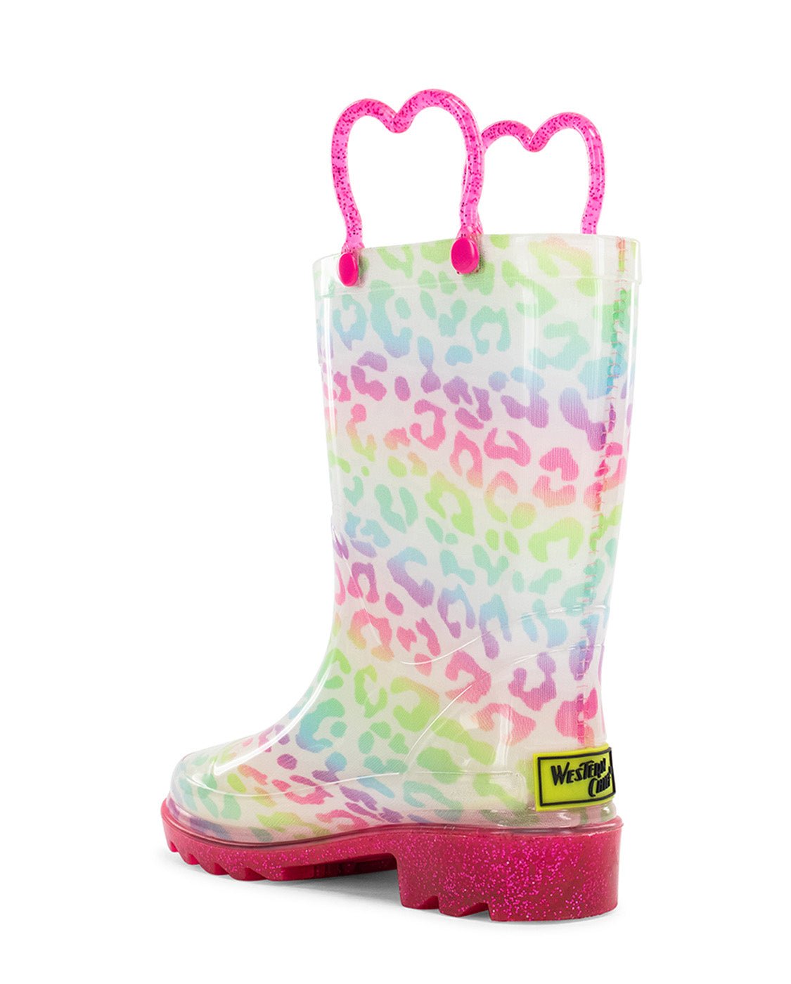 Kids Leopard Lighted Rain Boot - Multi - Western Chief