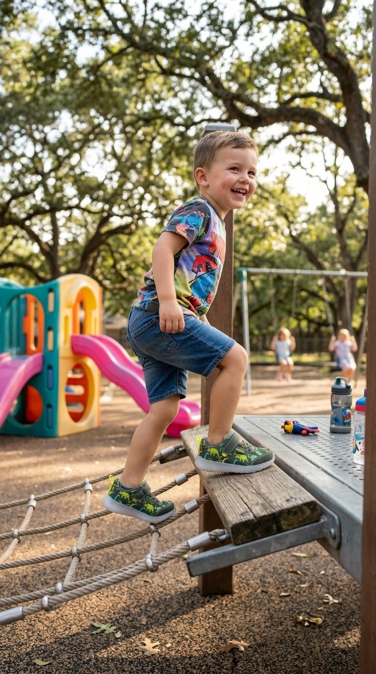 Kids Lighted Flash Feet Sneaker - Green - Western Chief