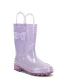 Kids Pearlized Lighted Rain Boot - Lavender - Western Chief