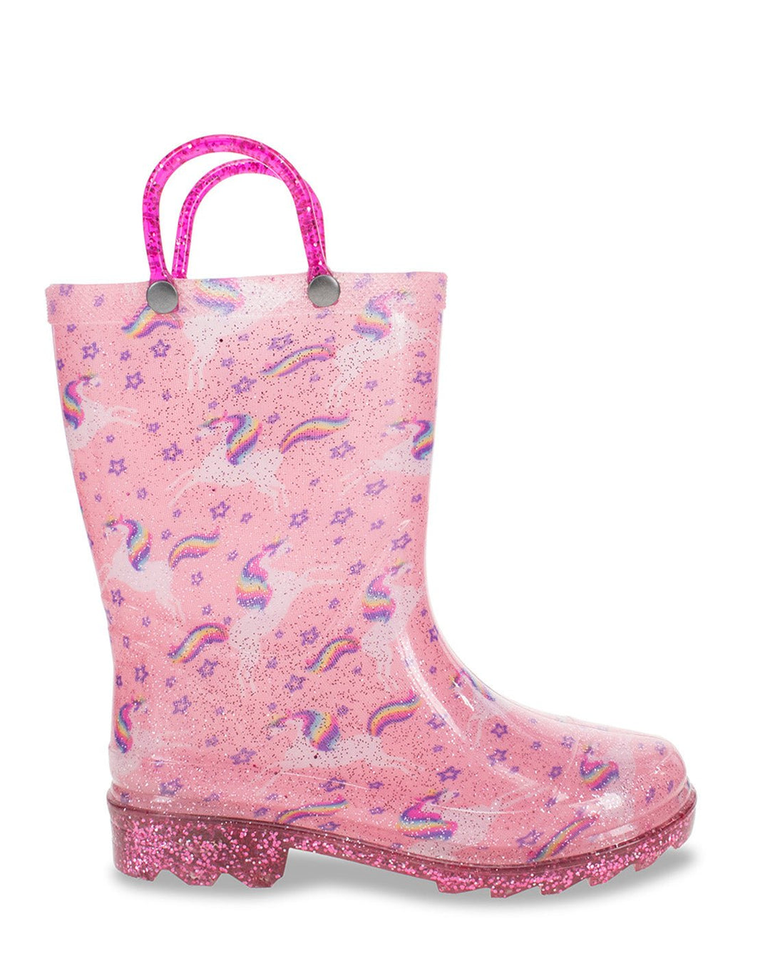 Kids Sparkle Unicorn Dreams Lighted Rain Boot - Pink - Western Chief