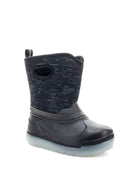 Kids Travali Lighted Faux Fur Neoprene Cold Weather Boot - Black - Western Chief