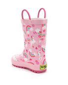 Kids Unicorn Fields Rain Boot - Pink - Western Chief