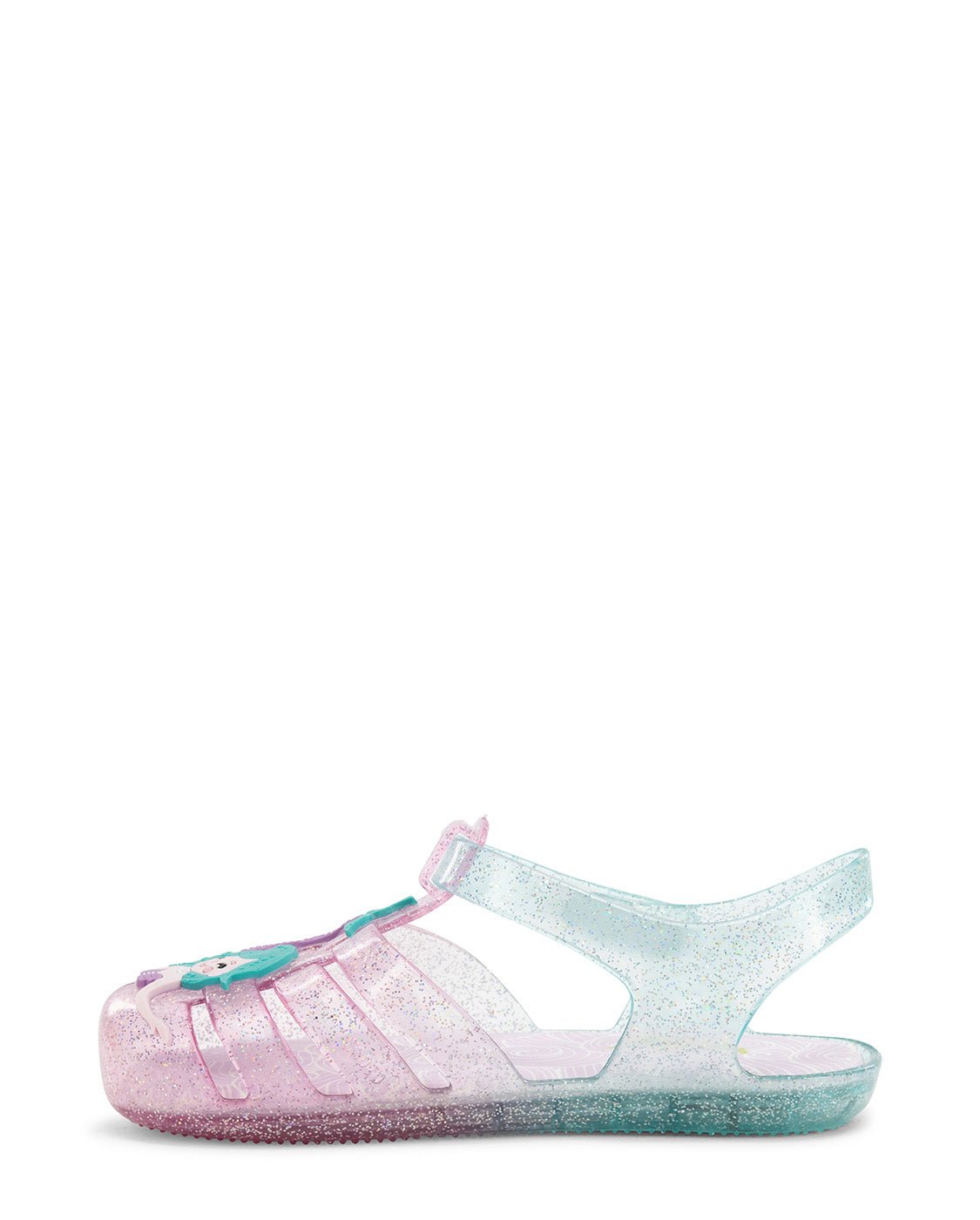 Western Chief Kids Wonder EverGlitter Lighted Sandal With Adjustable Strap And Waterproof Design, Unicorn, 12 Little Kid