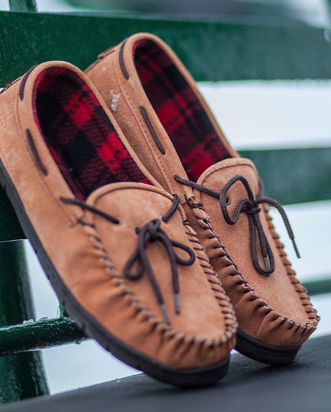 Men's Sierra Flannel Slipper - Wheat - Western Chief