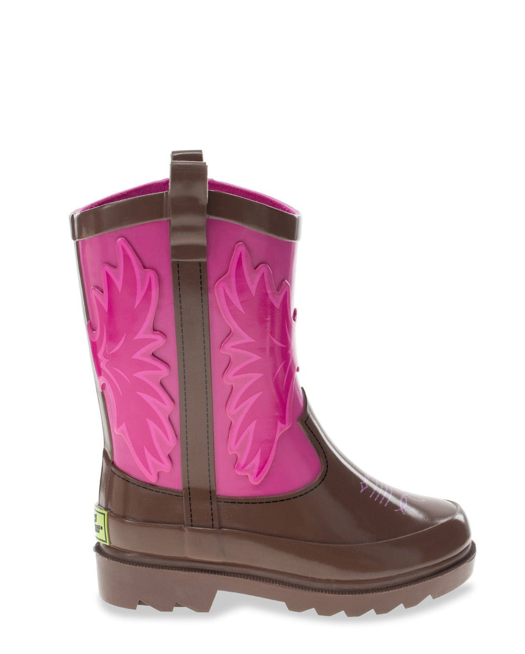 New! Kids Western Cowgirl Rain Boot - Pink - Western Chief