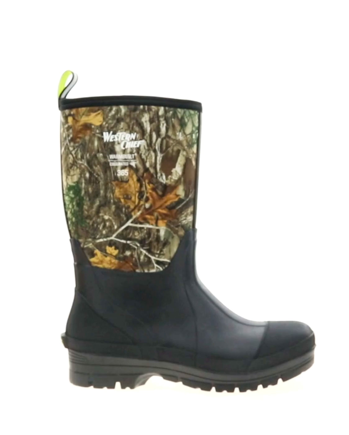 Unisex 365 real tree neoprene mid cold weather boot camo - Rotating product video