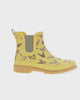 Women's hen frenzy Chelsea rain boot yellow - Rotating product video 