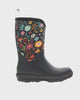 Women's traverse garden play neoprene cold weather boot black - Rotating product video 