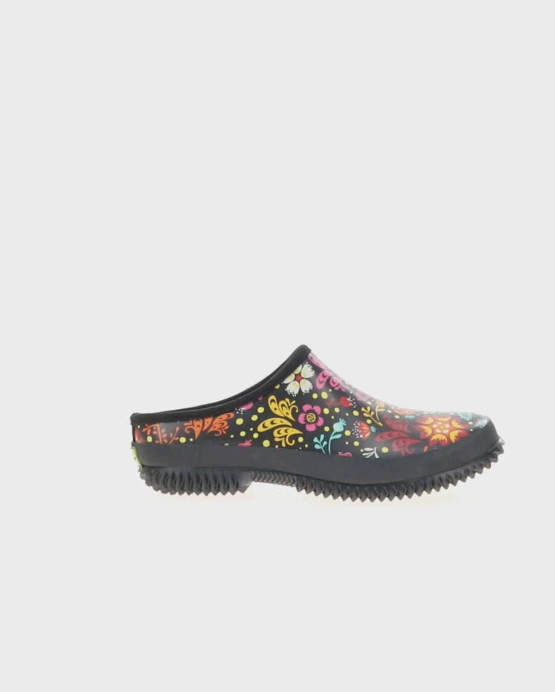 Women's garden play clog black - Rotating product video