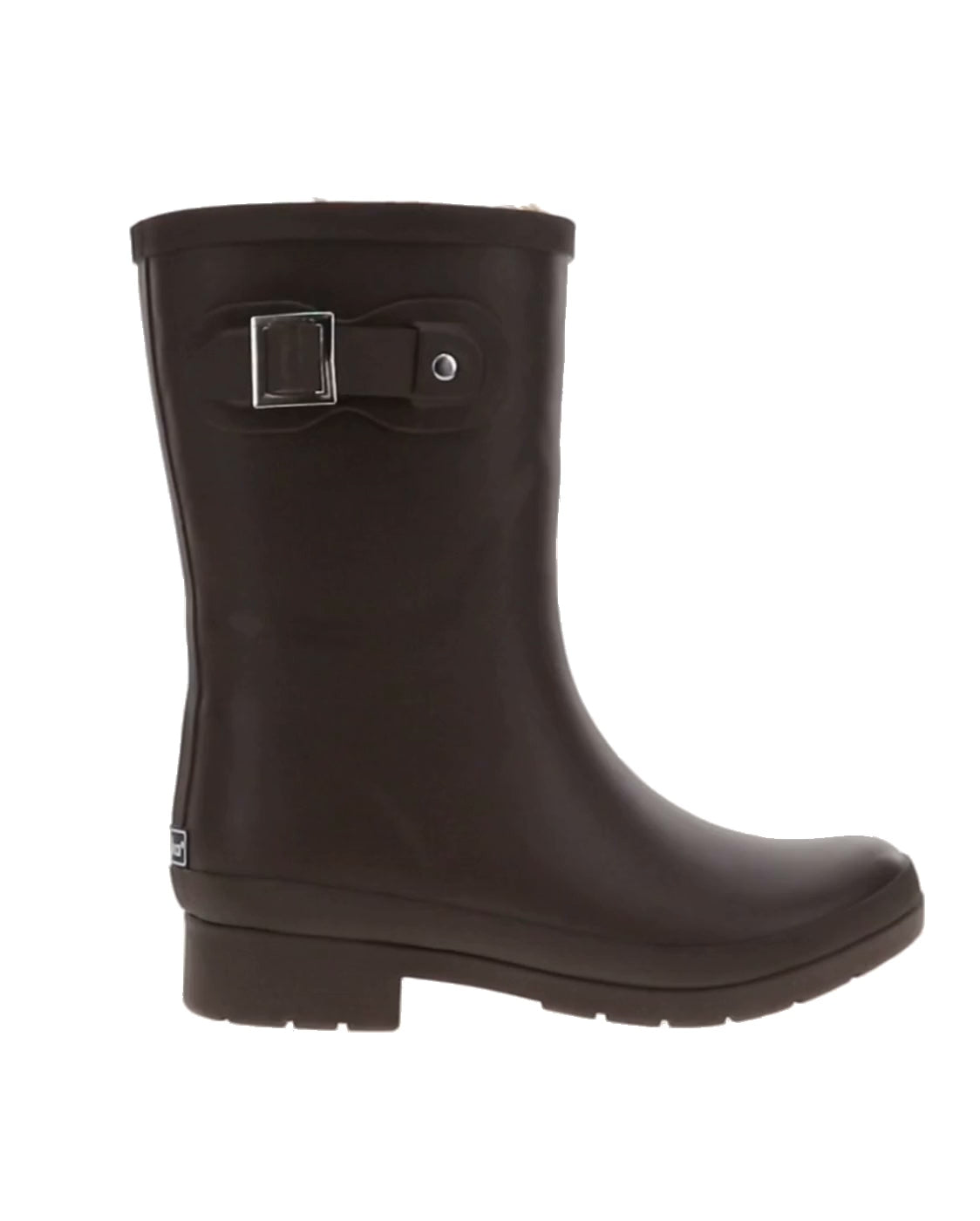 Women's Delridge faux fur Chelsea mid boot brown - Rotating product video 