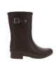 Women's Delridge faux fur Chelsea mid boot brown - Rotating product video 