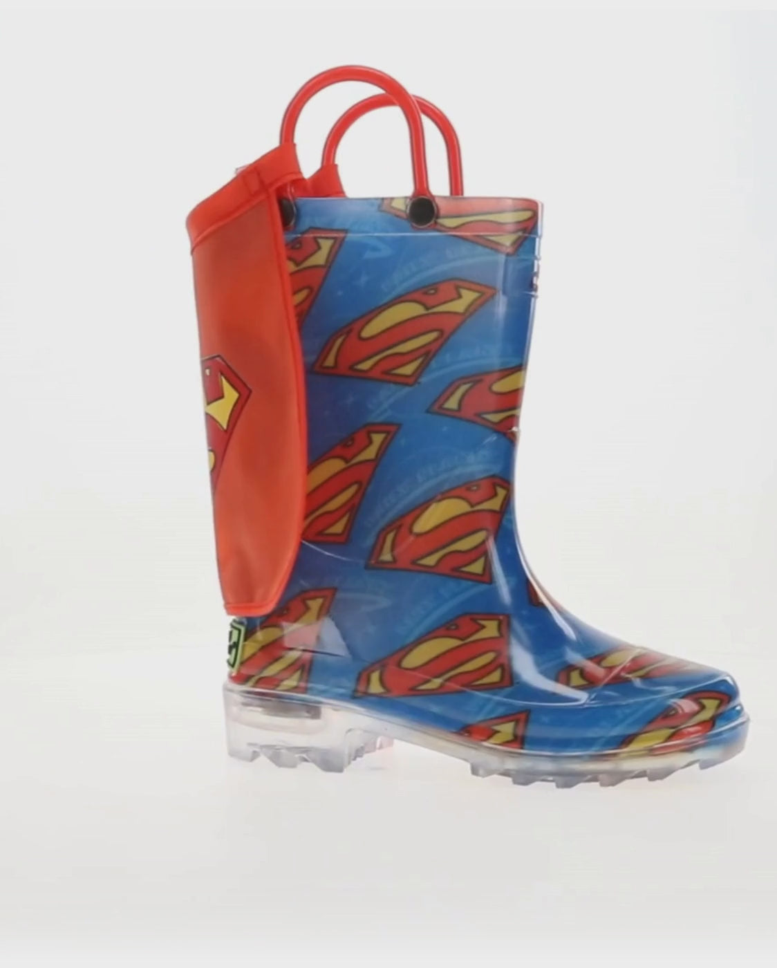 Kids superman lighted blue - Rotating product video 