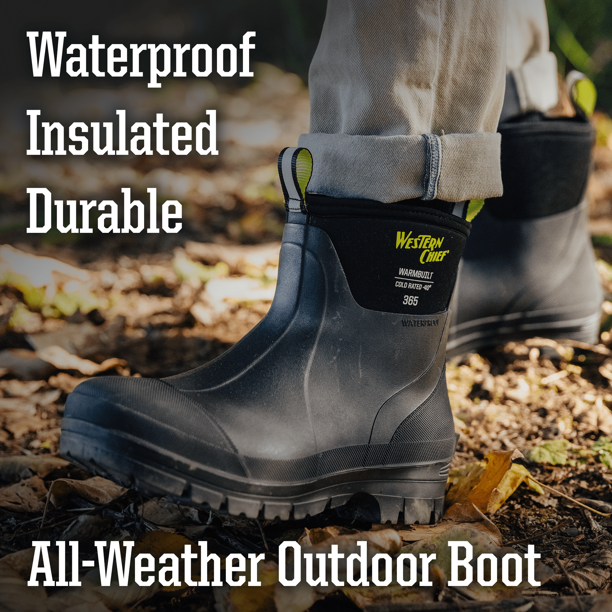 Unisex 365 Neoprene Ankle Cold Weather Boot - Black - Western Chief