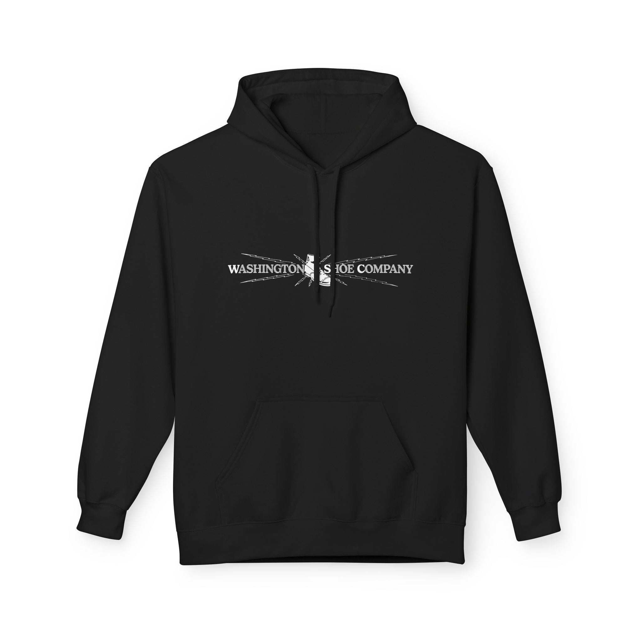 Washington Shoe Co. Retro Lightning Logo Hoodie - Black - Western Chief