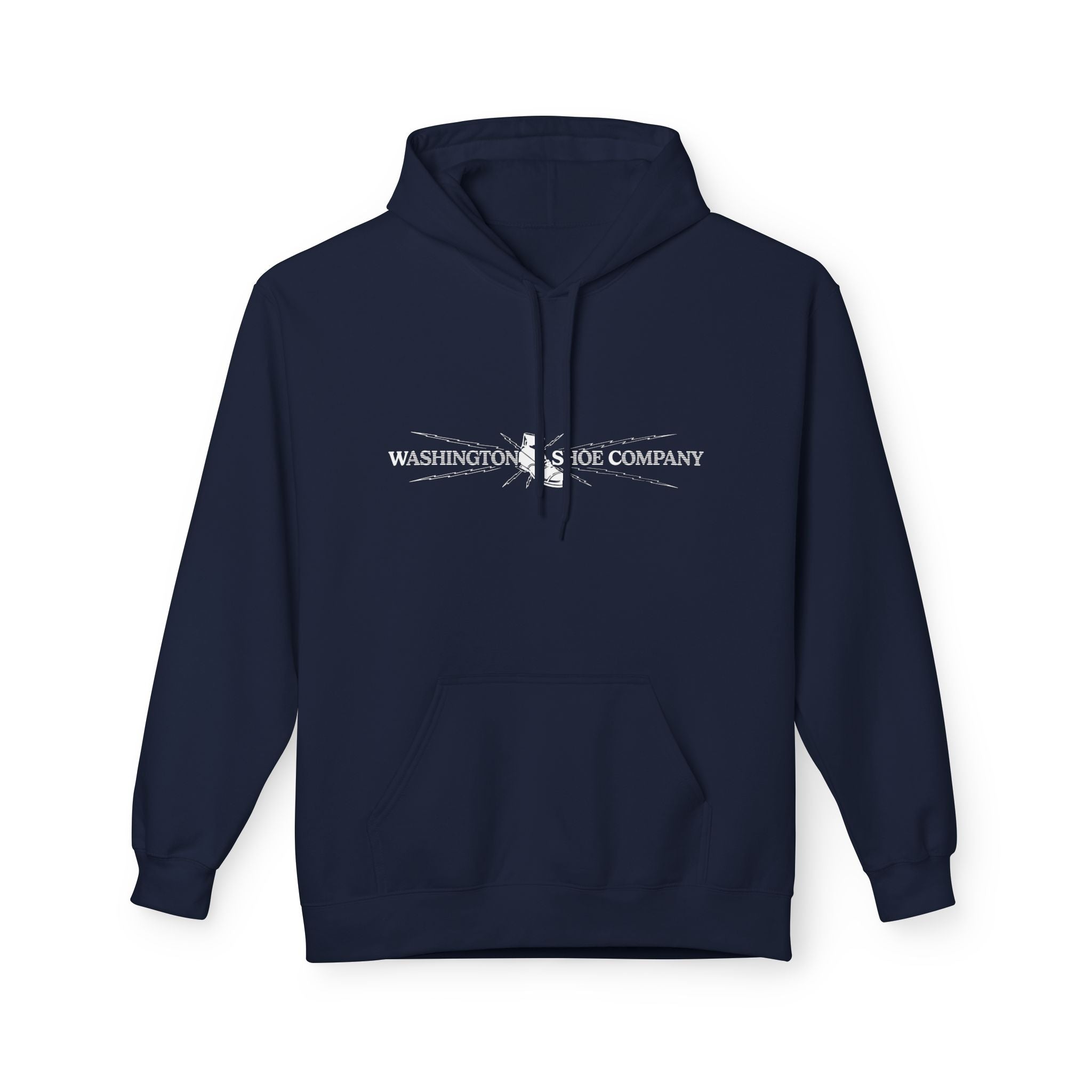 Washington Shoe Co. Retro Lightning Logo Hoodie - Navy - Western Chief
