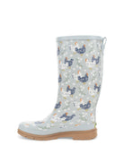 Women's Chicken Faux Fur Tall Rain Boot - Blue - Western Chief