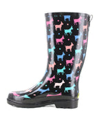 Women's Dotty Goats Tall Rain Boot - Black - Western Chief