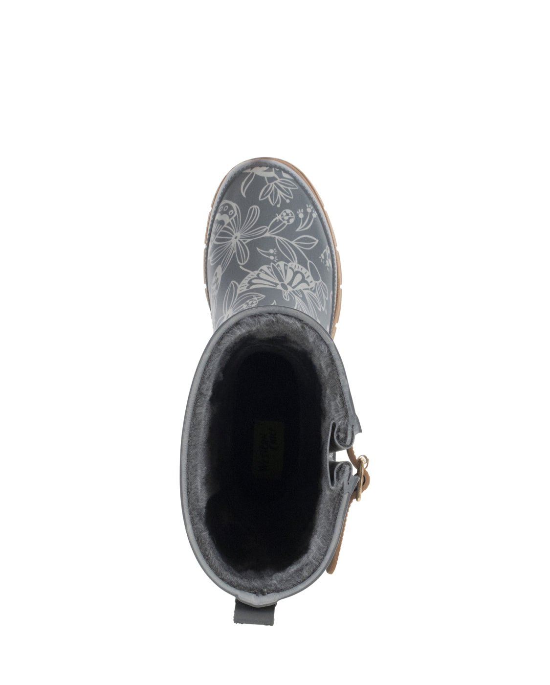 Women's Forest Floor Faux Fur Mid Rain Boot - Gray - Western Chief