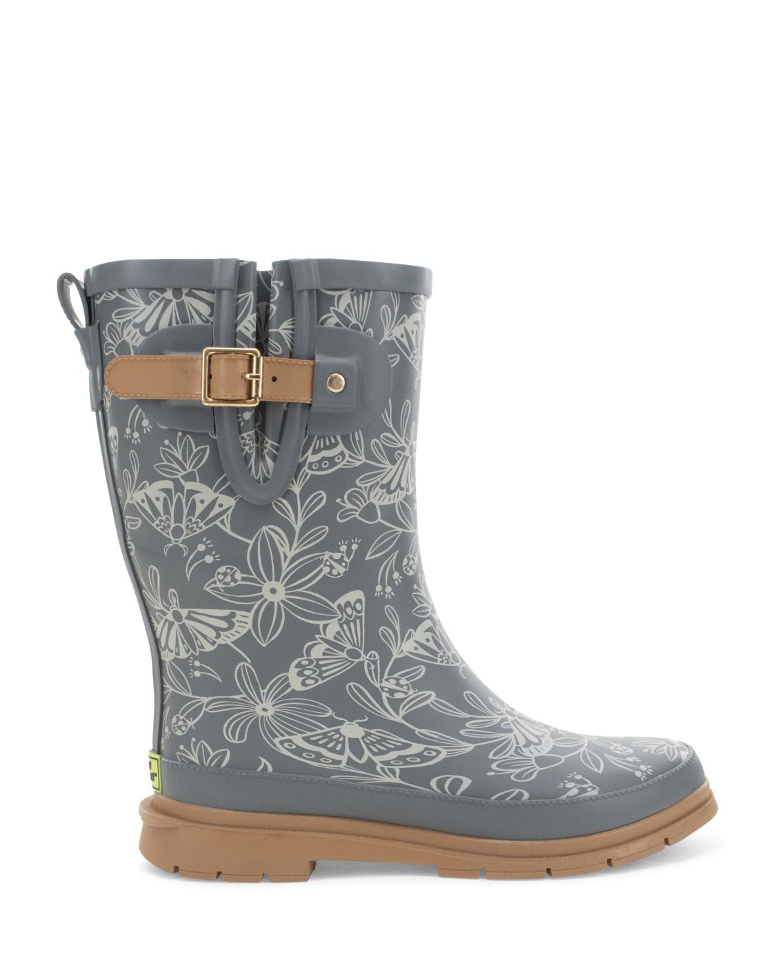 Women's Forest Floor Faux Fur Mid Rain Boot - Gray - Western Chief