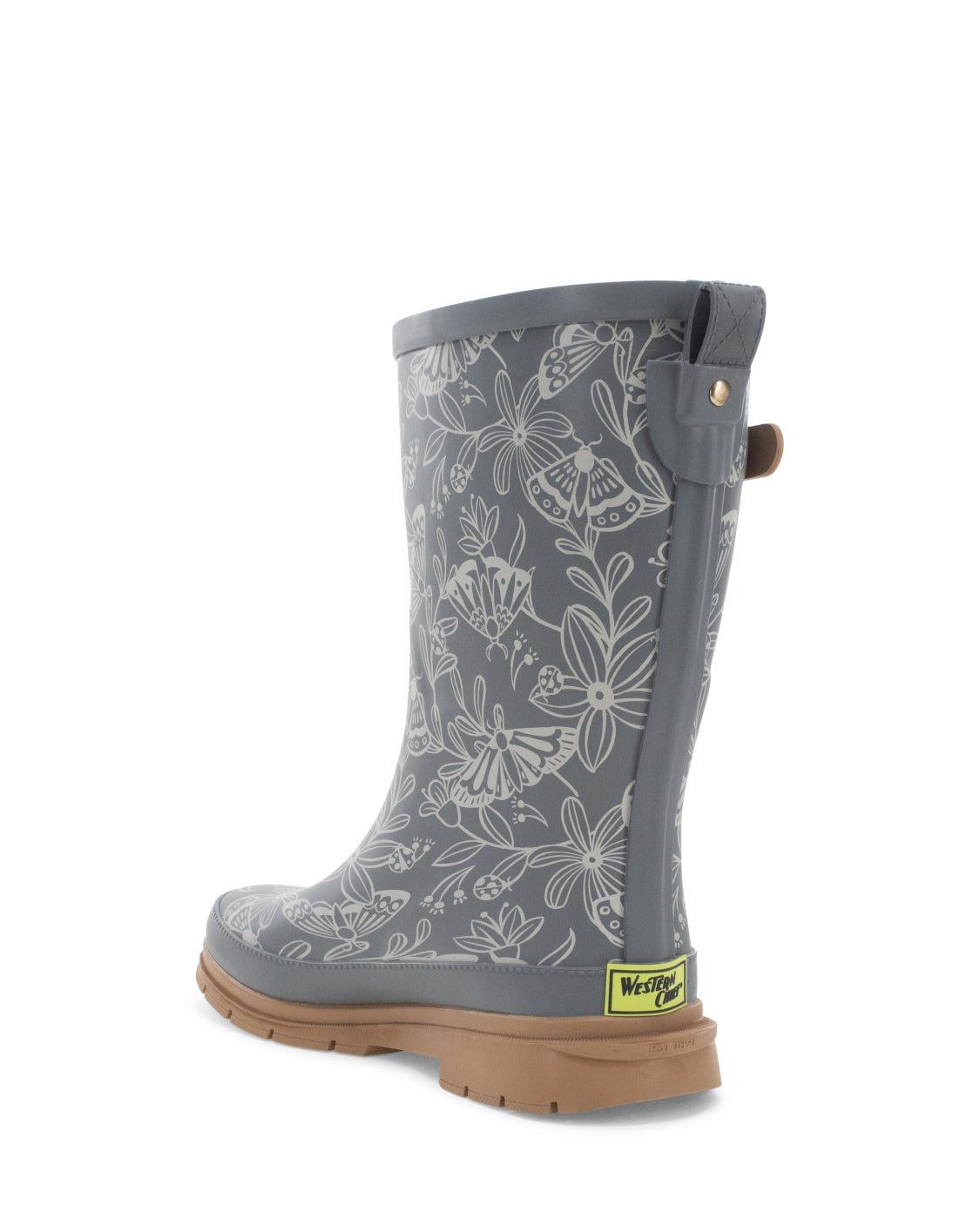Women's Forest Floor Faux Fur Mid Rain Boot - Gray - Western Chief