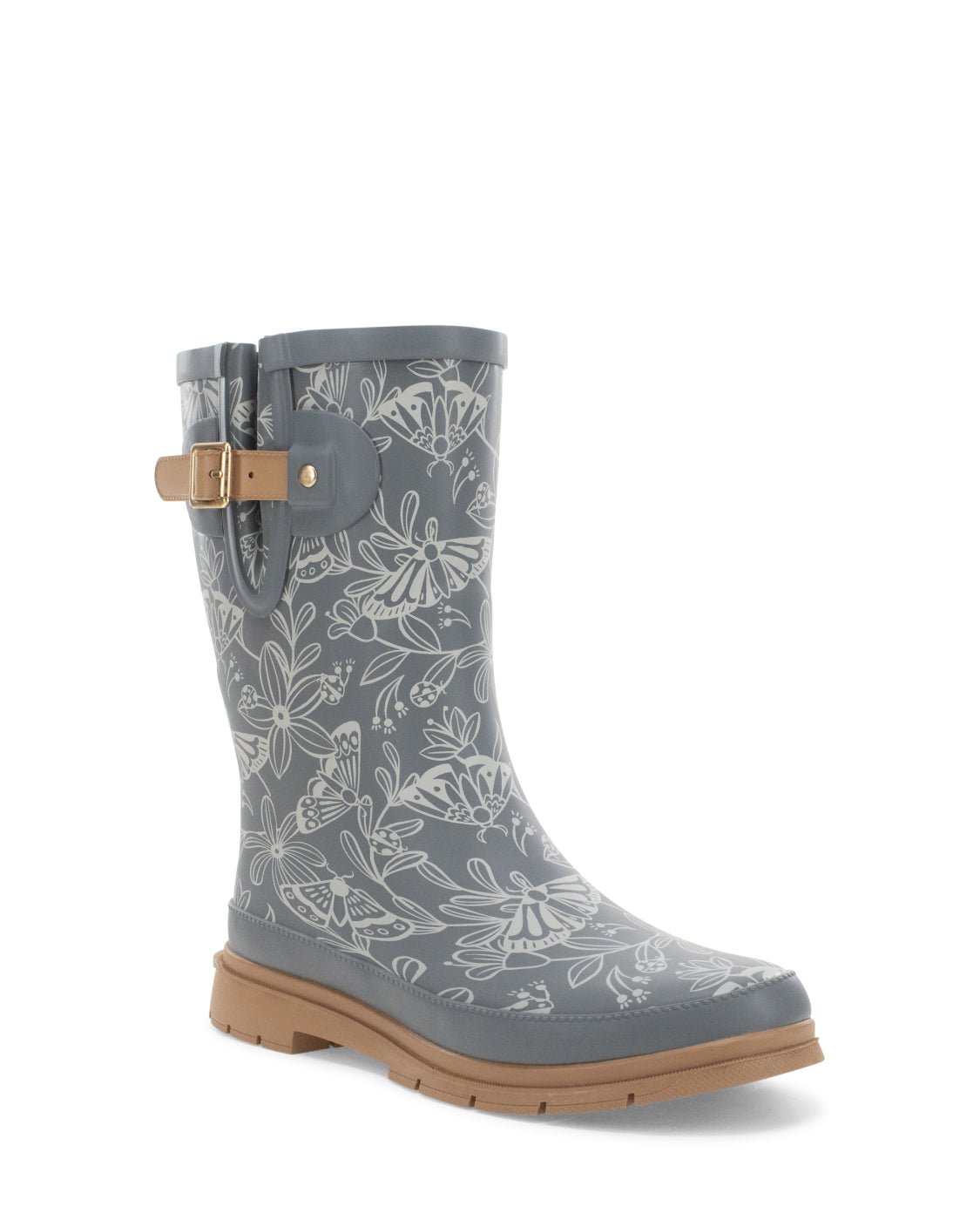 Women's Forest Floor Faux Fur Mid Rain Boot - Gray - Western Chief