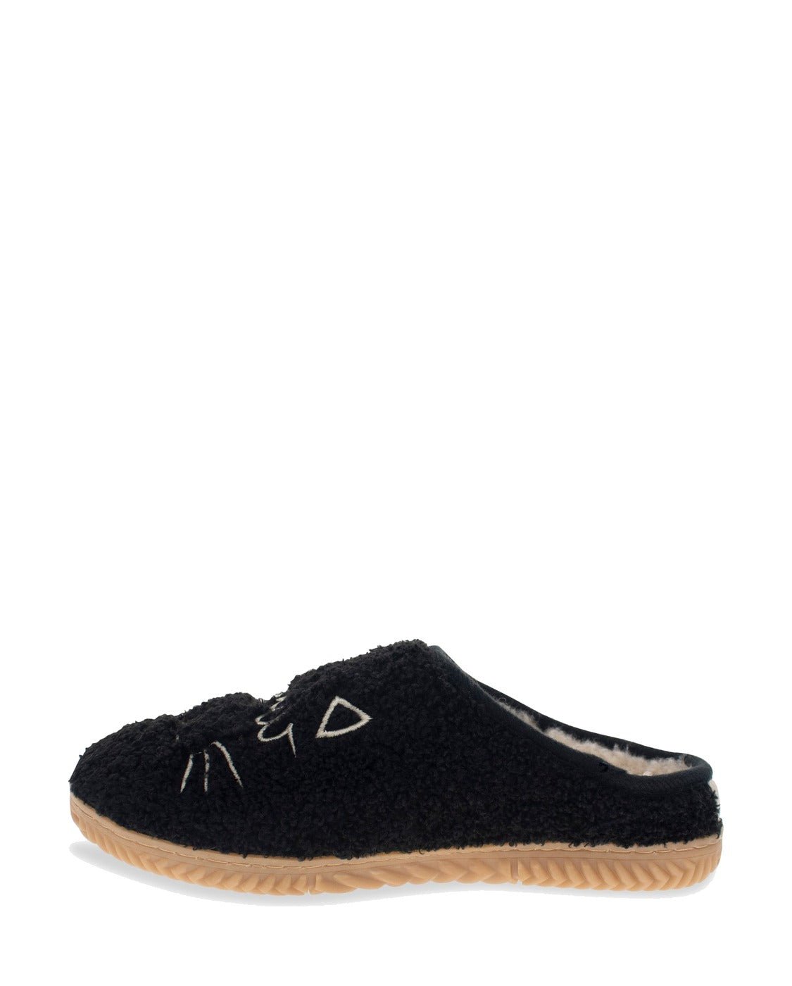 Women's Graphic Meowzzer Cat Slipper - Black - Western Chief