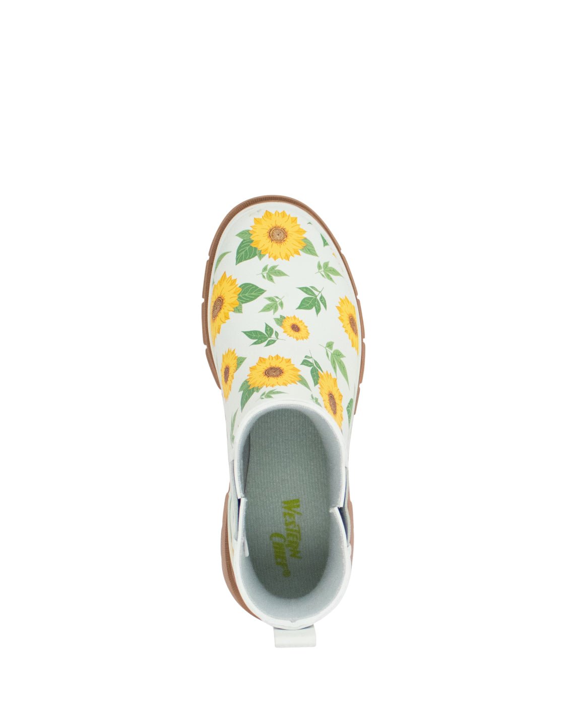 Women's Sunflower Check Chelsea Rain Boot - Blue - Western Chief