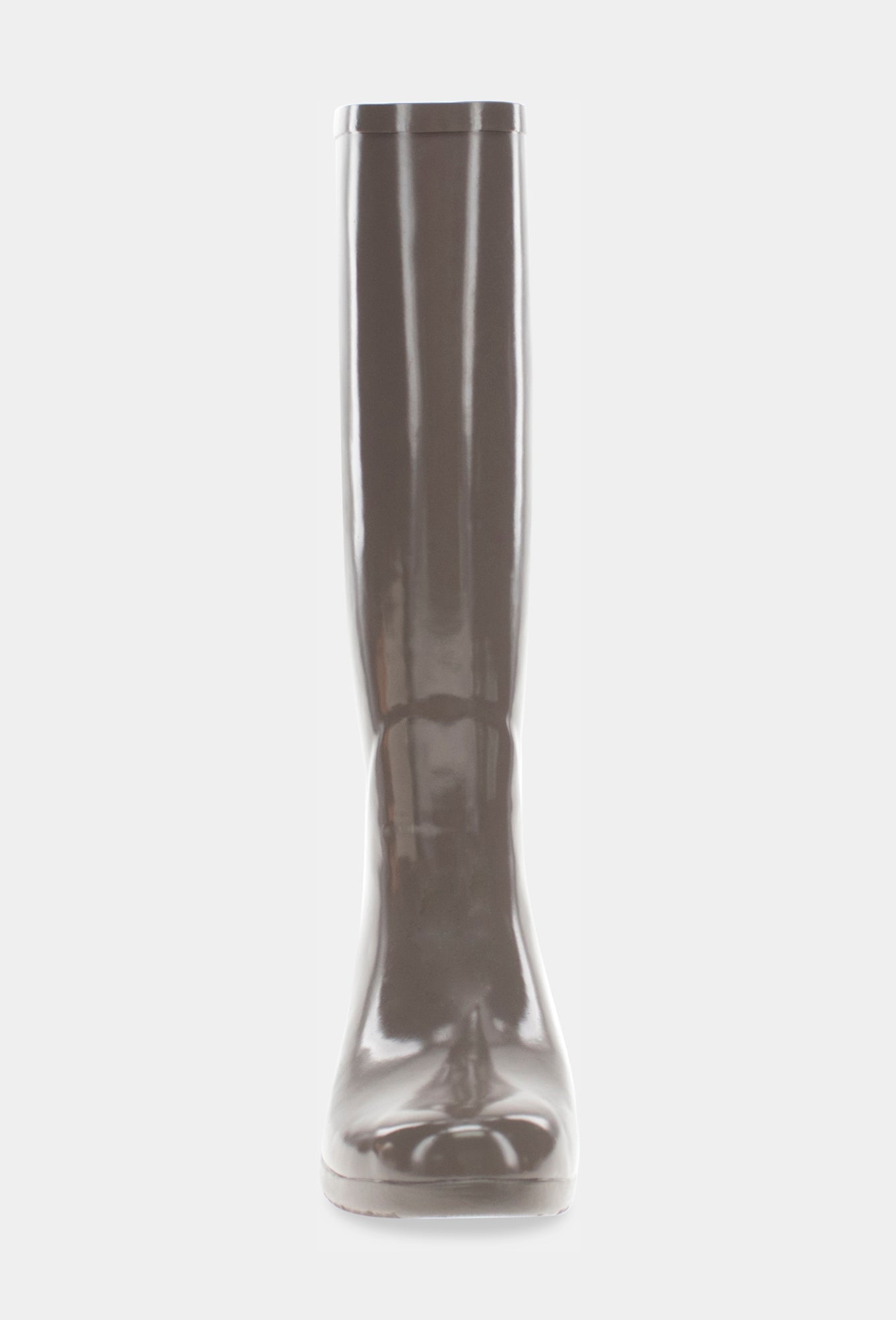 Chooka Tall Rain Boots Polished Tall Dark Taupe Western Chief