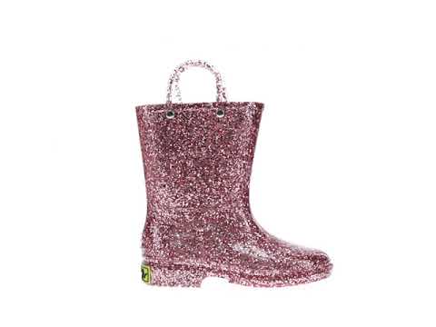 Rose gold glitter rain deals boots