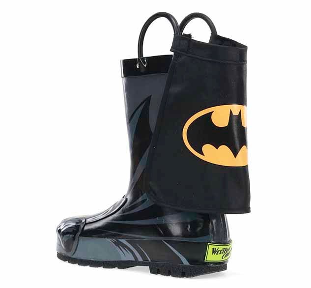 Kids Batman Everlasting Rain Boot - Black - Western Chief