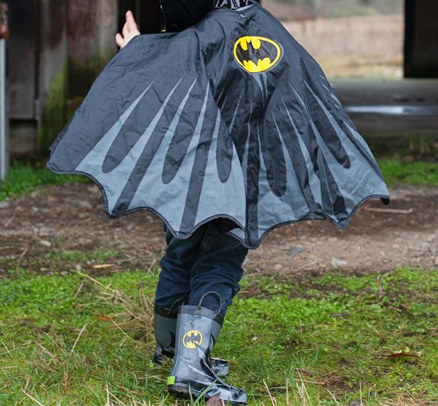 Kids Batman Raincoat - Black - Western Chief