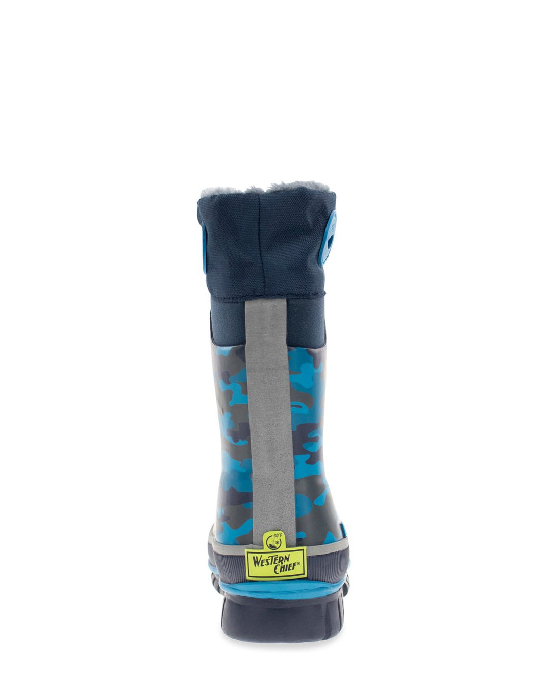 Kids Camo Frost Neoprene Cold Weather Boot - Navy - Western Chief