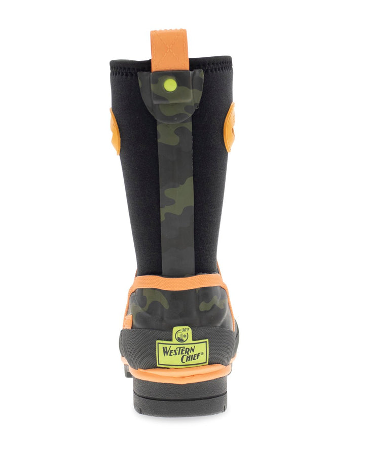 Kids Camo Neoprene Cold Weather Boot - Olive - Western Chief