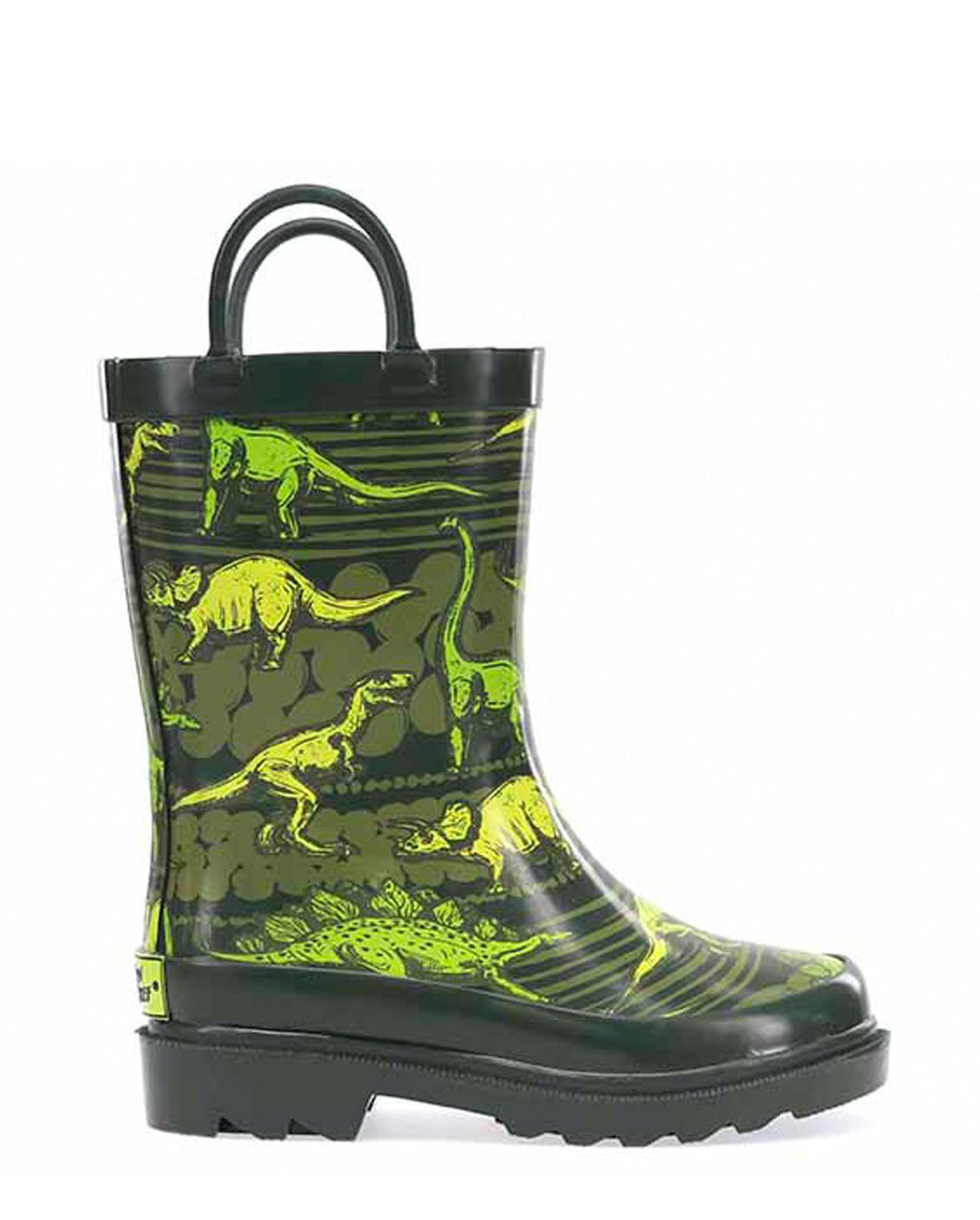 Kids Dino Quest Rain Boot - Olive - Western Chief