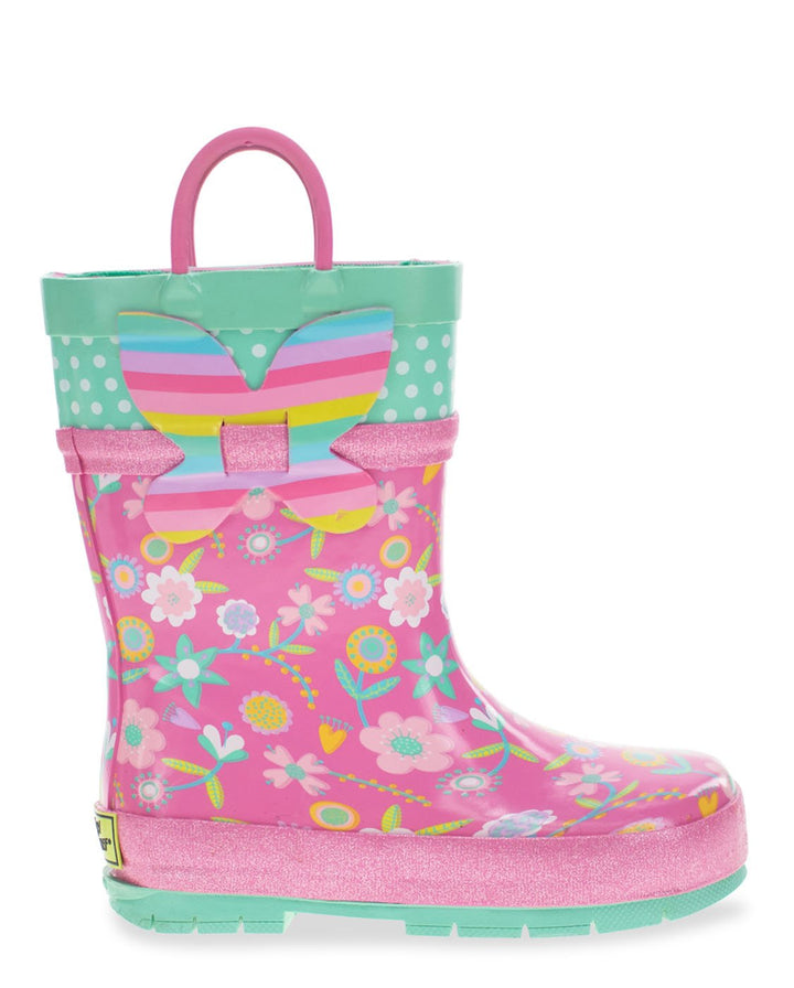 Kids Flutter Rain Boot - Pink - Western Chief