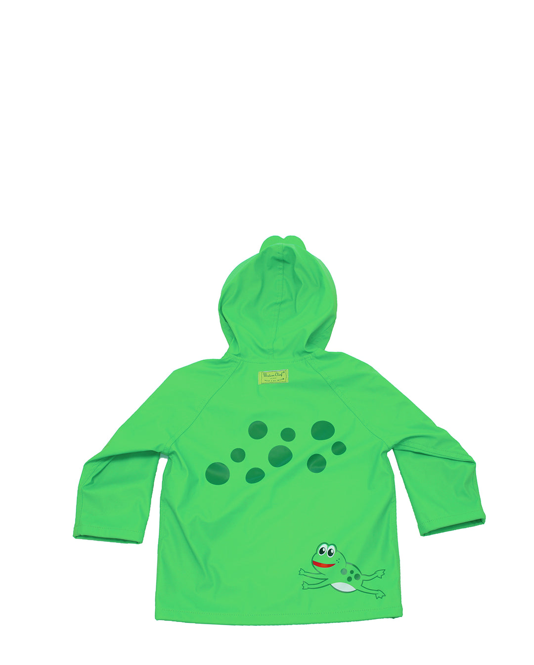 Kids Frog Rain Coat - Green
