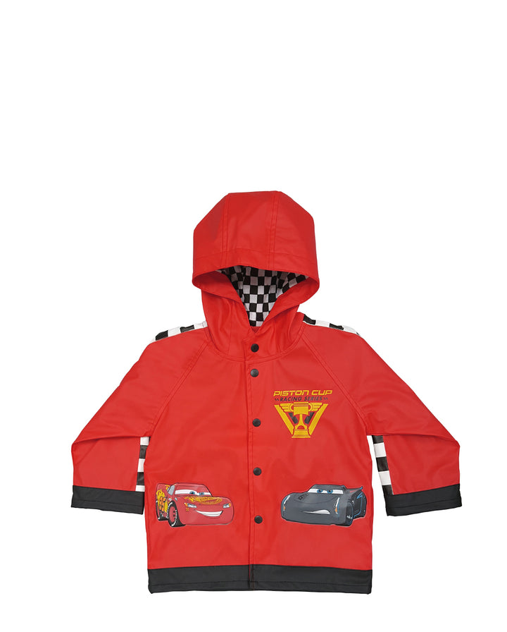 Kids Lightning McQueen Rain Coat - Red