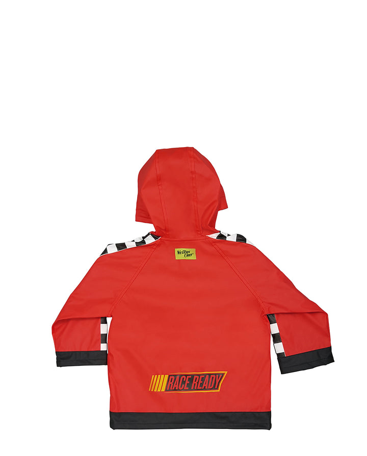 Kids Lightning McQueen Rain Coat - Red